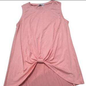 Elegant Pink Sleeveless Blouse S
